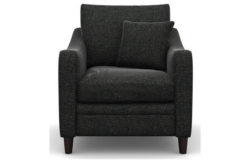 Heart of House Newbury Fabric Chair - Grey